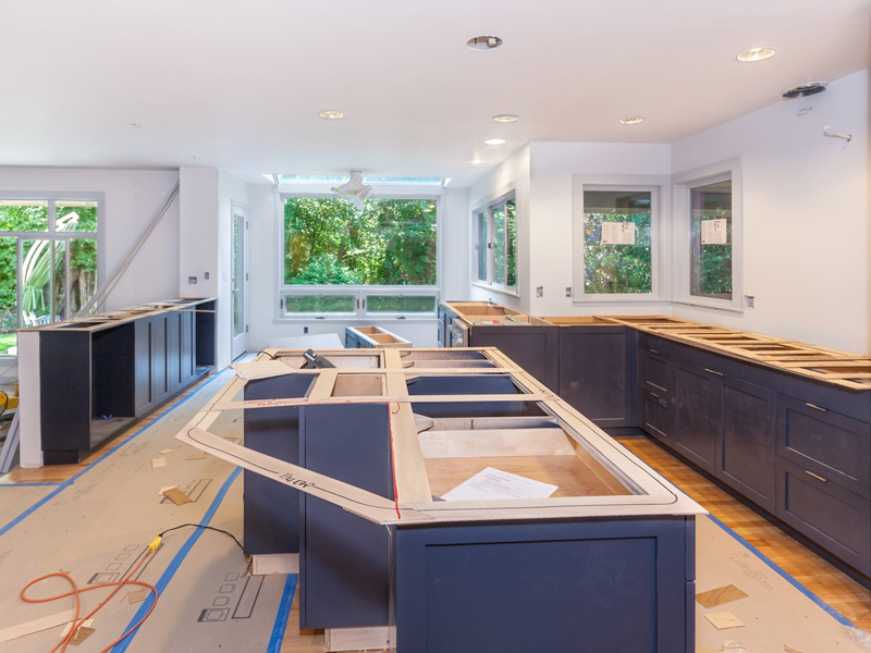 Kitchen under process