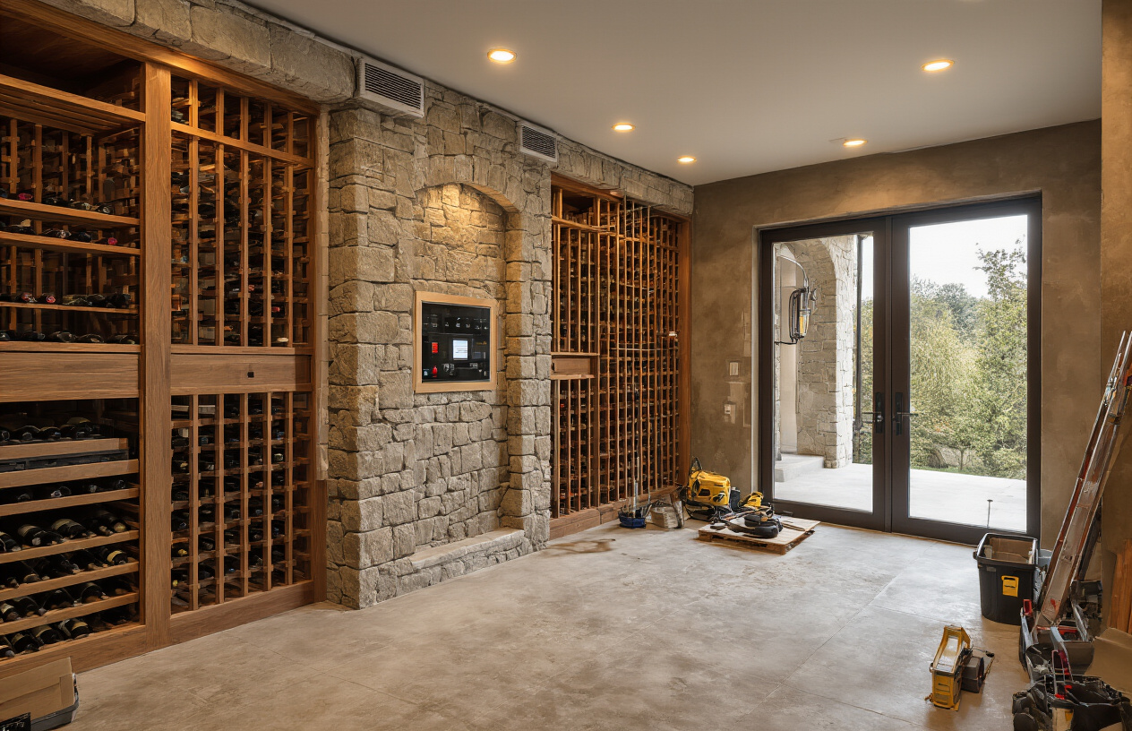 Wine Cellar Construction with Climate Control Systems